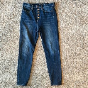 Banana Republic Button Fly Skinny Jeans